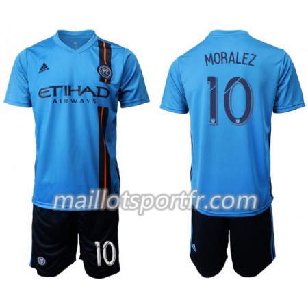 Maillot de Foot New York City FC MORALEZ 10 Enfant Domicile 2019/20